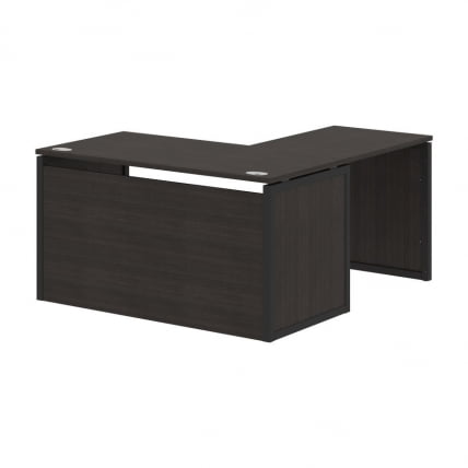 Стол письменный угловой левый КСТЕН-КП КСКПCТ 1415Х Л Дуб Юкон Антрацит / XTEN-QP XQPCT 1415H L_0