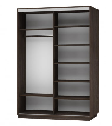 Шкаф-купе двухдверный Экспресс Дуо 1600х2200х Улица/Венге / 1600х2200h_1