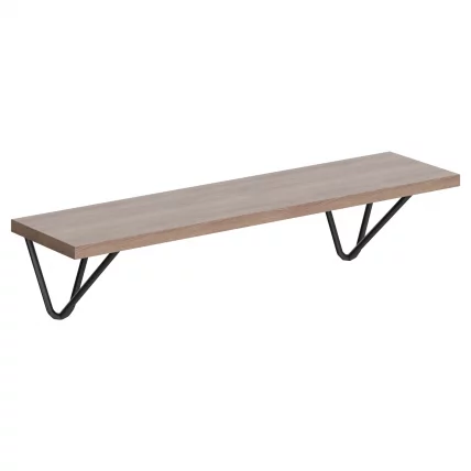 Полка навесная CОФФЕЕ СХ-1-ВИРЕ Ясень Шимо / COFFEE SH-1-WIRE_0