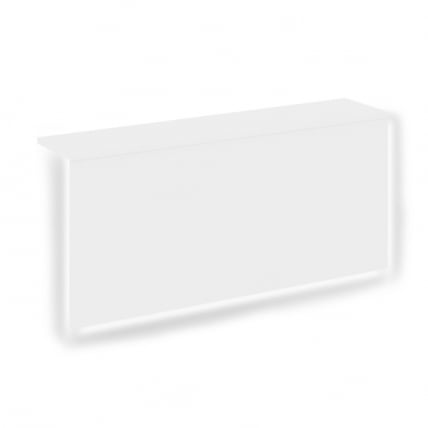 Накладка с подсветкой прямая высокая на 2 модуля О.Р-Ф.МП.В-98 ОНИКС О.Р-НП.В-98.2.С Белый Бриллиант / О.R-F.MP.V-98 ONIX О.R-NP.V-98.2.S_0