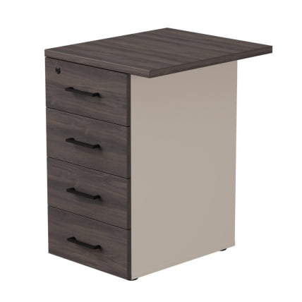 Тумба приставная с топом Еверпроф ЕВО 254Т1203 Дуб Пасадена Кашемир / Everprof EVO_0