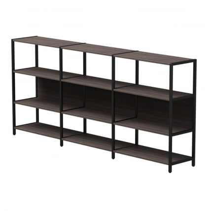 Набор стеллажных систем Еверпроф ЕВО №3 Дуб Пасадена Черный / Everprof EVO_0