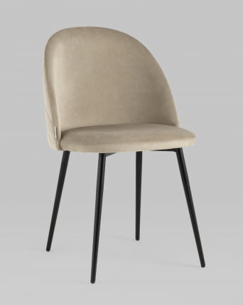 Стул Фолио велюр Бежевый_1