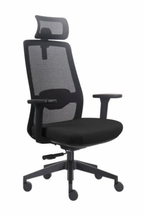 Кресло офисное Cросс Черный / Cross_0