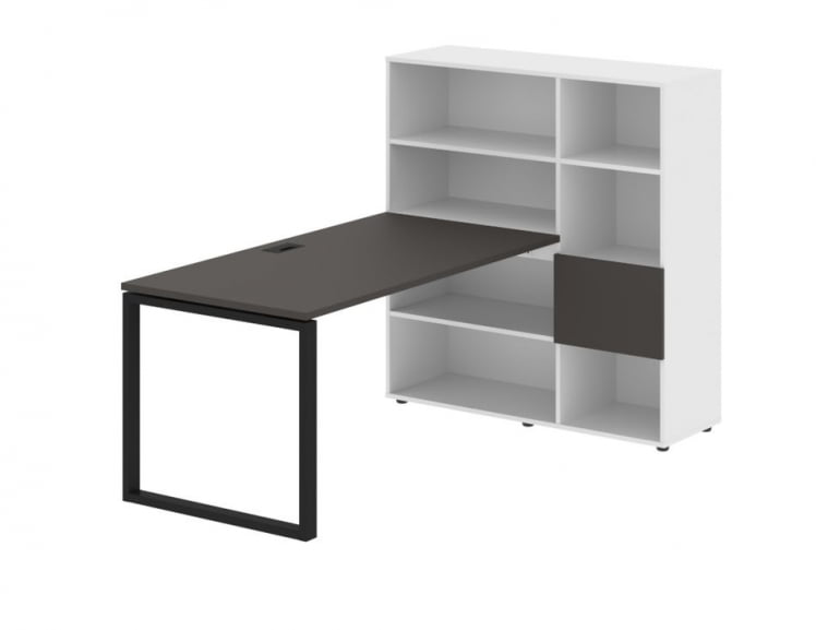 Рабочая станция ЕДИС ЕКРСТ 1215 Мокко Черный Белый / EDIS EQRST_0