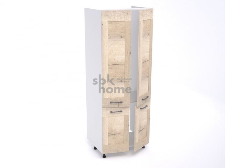 Пенал П-2, Дублин (800*570*2166) Дуб галифакс белый, 21670_1