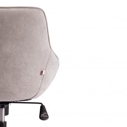 Кресло офисное ДУБЛИН велюр Cлермон, св. -серый, 60 / DUBLIN Clermon,_9