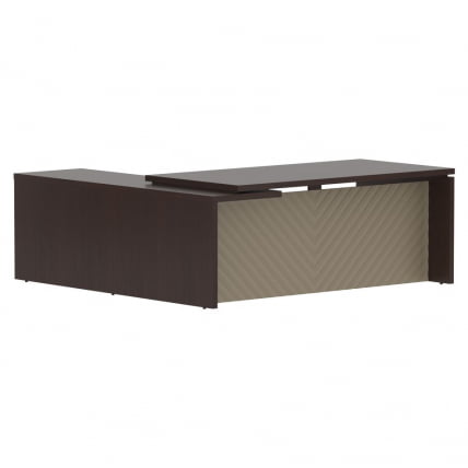 Стол руководителя правый Торр ЛУКС ТЛCТ 2020 Р Венге Магия Капучино / Torr LUX TLCT R_0