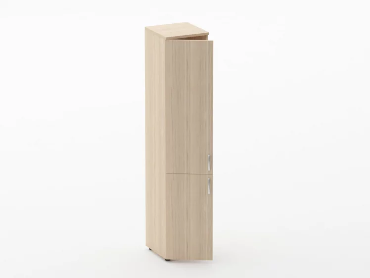 Шкаф высокий закрытый Глассй 6.19.13Л Туя / Glassy_1