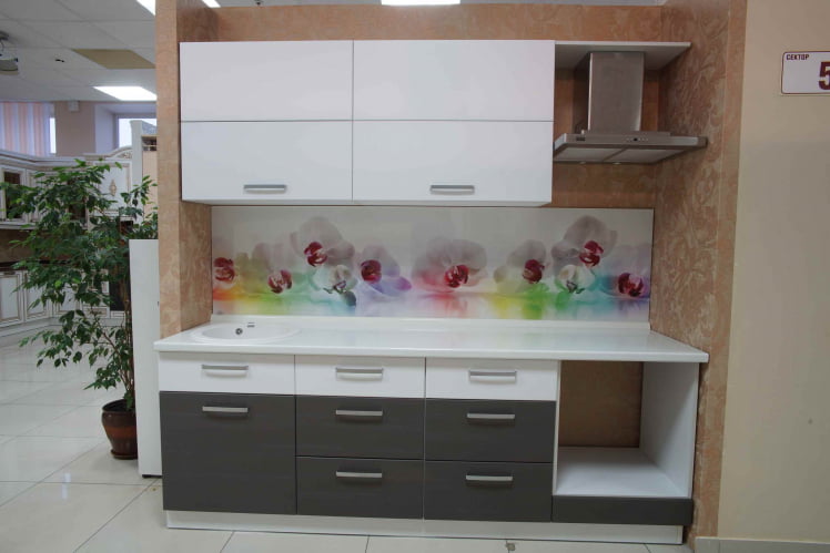 Глянцевый фартук (КОМПОЗИТ) КМ 229 / KM_3