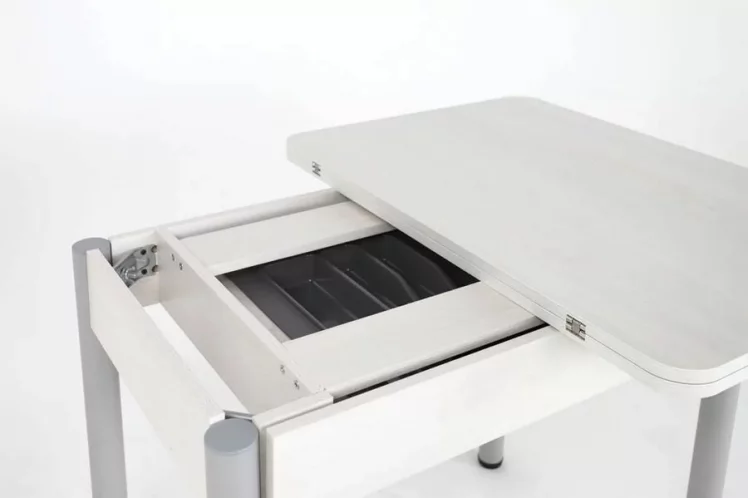 Стол-трансформер раскладной Прайм-3Р Ясень Анкор темный_10