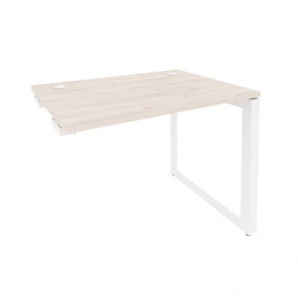 Стол-приставка на О-образном м/к к опорным элементам ОНИКС О.МО-СПР-1.7 Денвер Светлый/Белый / ONIX O.MO-SPR-1.7_0
