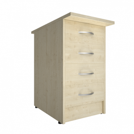 Тумба приставная (с замком) Рива А.ТП-4.2Ф-С Клен / Riva А.ТП-4.2F-S_0