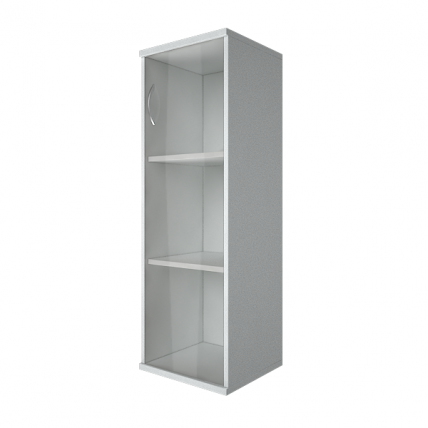 Шкаф средний узкий правый Рива А.СУ-2.4 Пр Белый / Riva_0