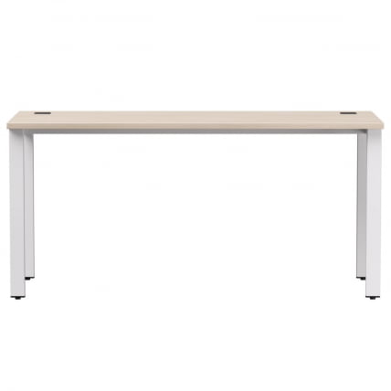 Стол прямой на металлокаркасе, опоры 45 гр Еверпроф ЕВО 254С004 Дуб Соната Белый / Everprof EVO 254S004_1