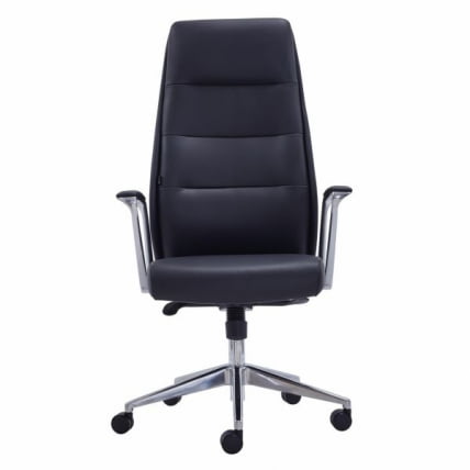 Кресло руководителя БРАБИКС ПРЕМИУМ Адепт ЕКС-752, синхромеханизм, алюминий, экокожа, черное / BRABIX PREMIUM Adept EX-752,_4