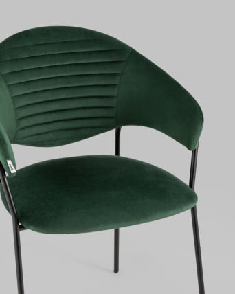 Стул Алексис велюр Зеленый_7
