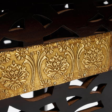 Столик Сеcрет Де Маисон ФУМО ( мод. НД-027) дерево манго, 38кс46, этническая роспись / Secret De Maison FUMO mod. ND-027) 38x46,_4