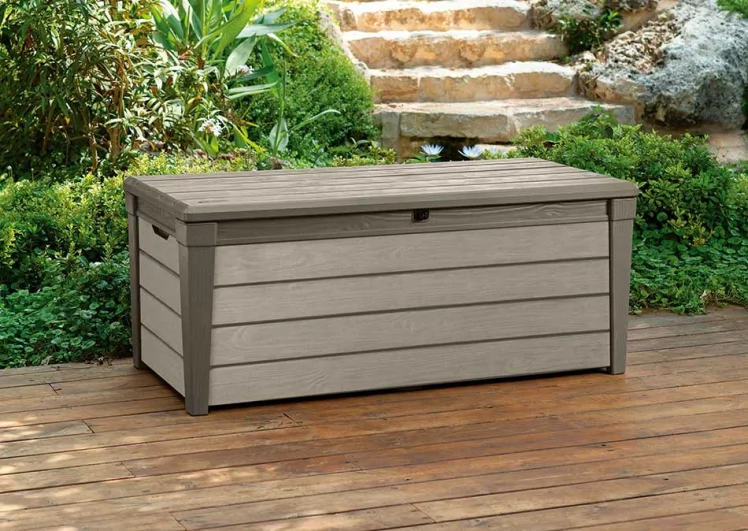 Сундук классический БРУСХВООД СТОРАГЕ БОКС 455 Л Антрацит-cерый / BRUSHWOOD STORAGE BOX L Антрацит-cерый_2