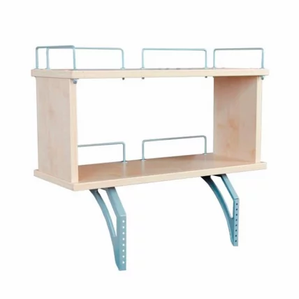 Полка задняя двухъярусная Полка_зз 1/600 (Полка_зз 7/600) Клен Бежевый / Polka_zz (Polka_zz_0