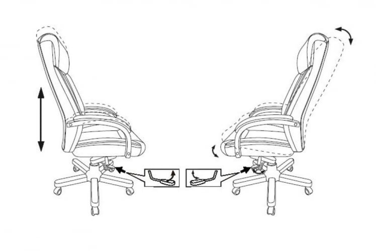 Кресло руководителя Бюрократ Т-9922ВАЛНУТ/Леатхер Еичел / T-9922WALNUT/Leather Eichel_6