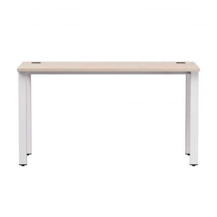 Стол прямой на металлокаркасе, опоры 90 гр Еверпроф ЕВО 254С007 Дуб Соната Белый / Everprof EVO 254S007_1