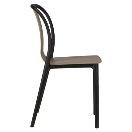 Стул обеденный ДОБРИН АДЭМ (черный/бежевый) / DOBRIN ADAM_1