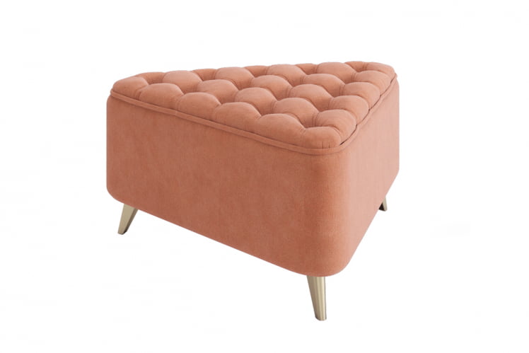 Пуф Трио 2 ПМ-002.2 персик (велюр) / PM-002.2_0