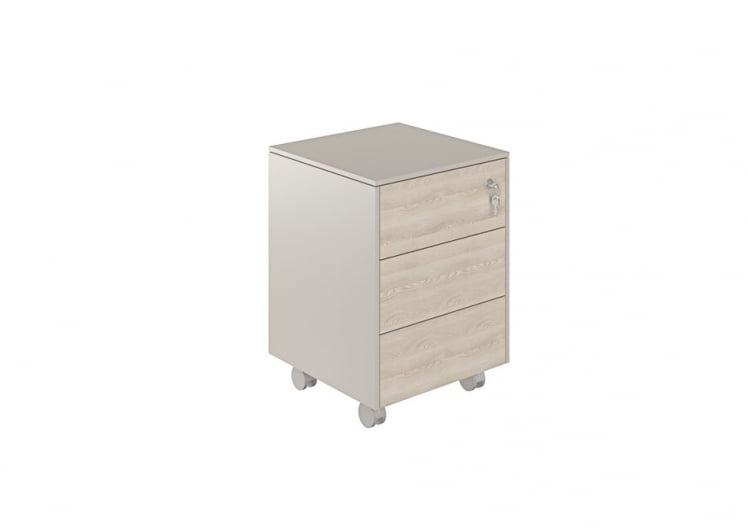 Тумба мобильная Атлас НЗ-0224.ГС.ЙН Серый камень Ясень Наварра / Atlas NZ-0224.GS.YN_0