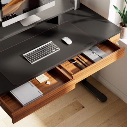 Стол для компьютера c электрической регулировкой по высоте и 2 ящиками ЕУРЕКА ЕРК-ЕД-И55-ВН / c EUREKA ERK-ED-I55-WN_19