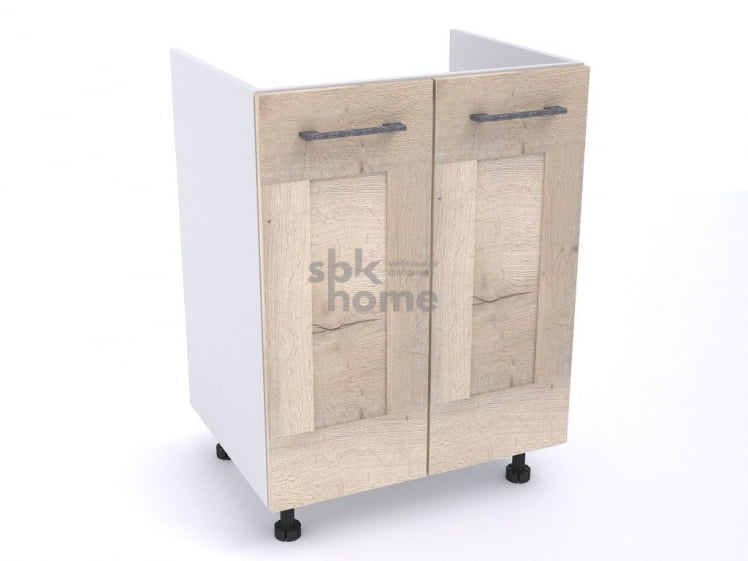 Стол под мойку СМ-60 2-х дверный, Дублин (600*470*820) Дуб галифакс белый, 21612_0