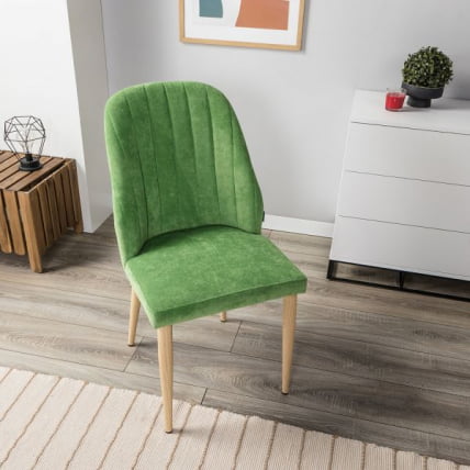 Стул Ален зеленый/нат.дуб / Alen_11