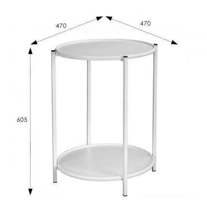 Стол журнальный БеаутйСтйле 21 Белый / BeautyStyle_10