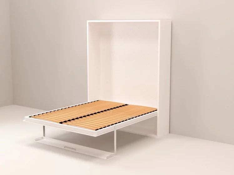 Кровать-трансформер Смарт 1 откидная К 1400 Дуб молочный_1