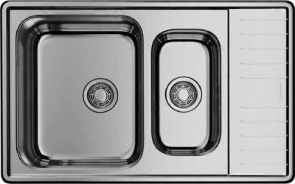 Мойка Омоикири Сагами 79-2-Ин Универсальная/Нерж.Сталь / Omoikiri Sagami 79-2-In_0