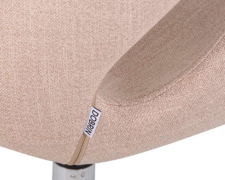 Кресло дизайнерское ДОБРИН СВАН Бежевая ткань ИФ1 / DOBRIN SWAN IF1_8