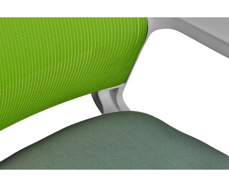 Кресло офисное Бит ЛБ белый пластик Зеленый / LB_4