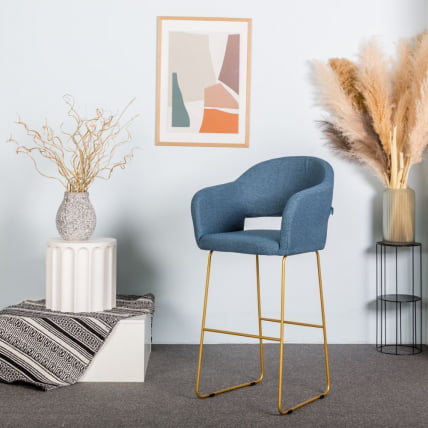 Стул полубарный Оскар (ПБ) Грей/Линк / Oscar_3