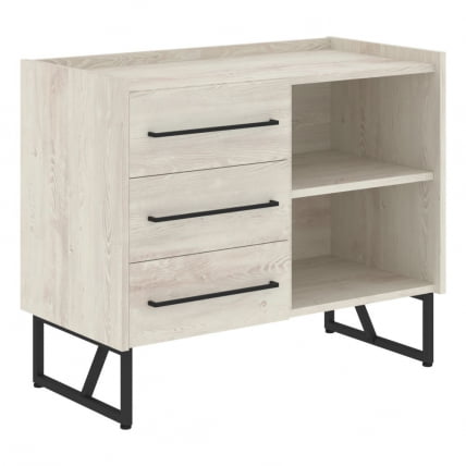 Тумба ЛОФТИС ЛСC-3Д Сосна Эдмонт/Черный / LOFTIS LSC-3D_0