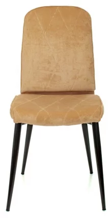 Стул для кухни Бюрократ КФ-3 Горчичный Велвет 73 / KF-3 Velvet_1