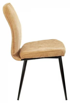 Стул для кухни Бюрократ КФ-3 Горчичный Велвет 73 / KF-3 Velvet_2