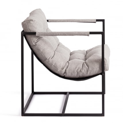 Кресло Чарли/Чарли рогожка, серо-бежевый, 3М 16/2, 70х70х84 см / Charli/Чарли 3M_2