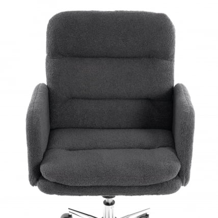 Кресло Довер хром букле, серый, барни грей / Dover barni grey_5