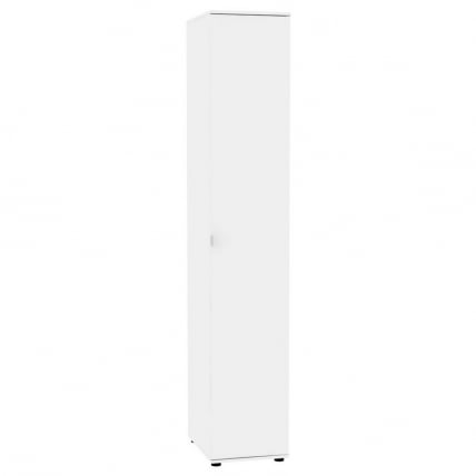 Шкаф распашный Алиса(Х1) 2230х400х540 с торцевой ручкой (Белый) / Алиса(H1)_0