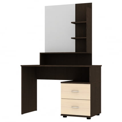 Туалетный столик Алиса(C3)1524х1001х459ручкаскоба96мм(Венге-ДМ) / Алиса(C3)1524х1001х459ручкаскоба96мм(Венге-ДМ)_0