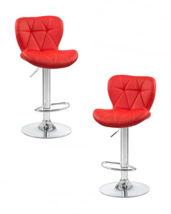 Стул барный ДОБРИН БАРНИ (красный) 2 шт / DOBRIN BARNY_0