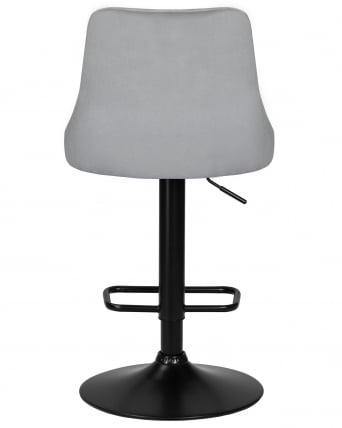 Стул барный ДОБРИН ДЖОСЕПХ БЛАCК (серый велюр (МДЖ9-75)) / DOBRIN JOSEPH BLACK (MJ9-75))_4