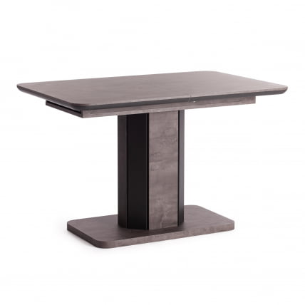 Стол обеденный СКАТ ЛДСП/МДФ, 120-160х80х75 см, Оникс/Графит / SKAT_0
