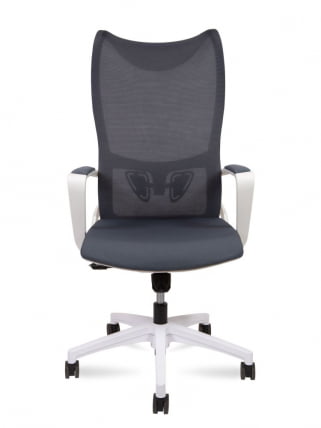 Кресло офисное ВАВЕ АМ3-Х(ВХИТЕ) Серый / WAVE AM3-H(WHITE)_1
