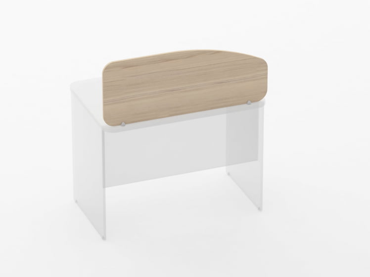 Экран разделительный Глассй 5.12.10 Орех / Glassy_1